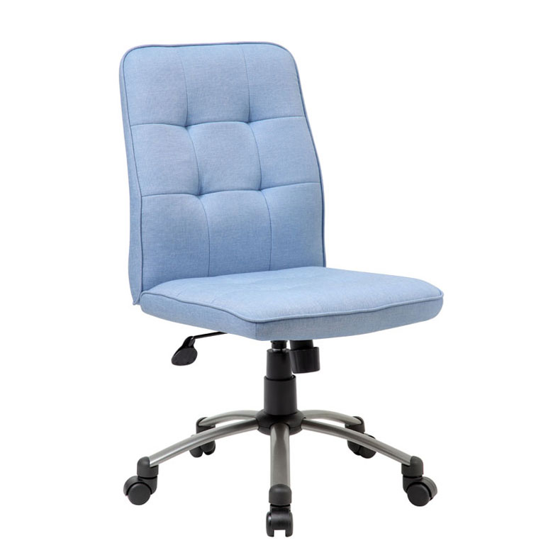 Modern Office ChairLight Blue BossChair