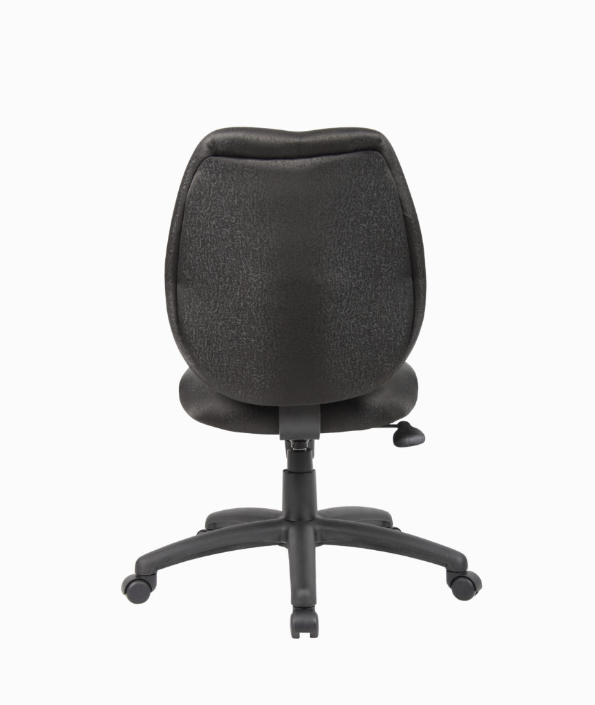 Boss MidBack Task Office Chair without Arms, Black BossChair