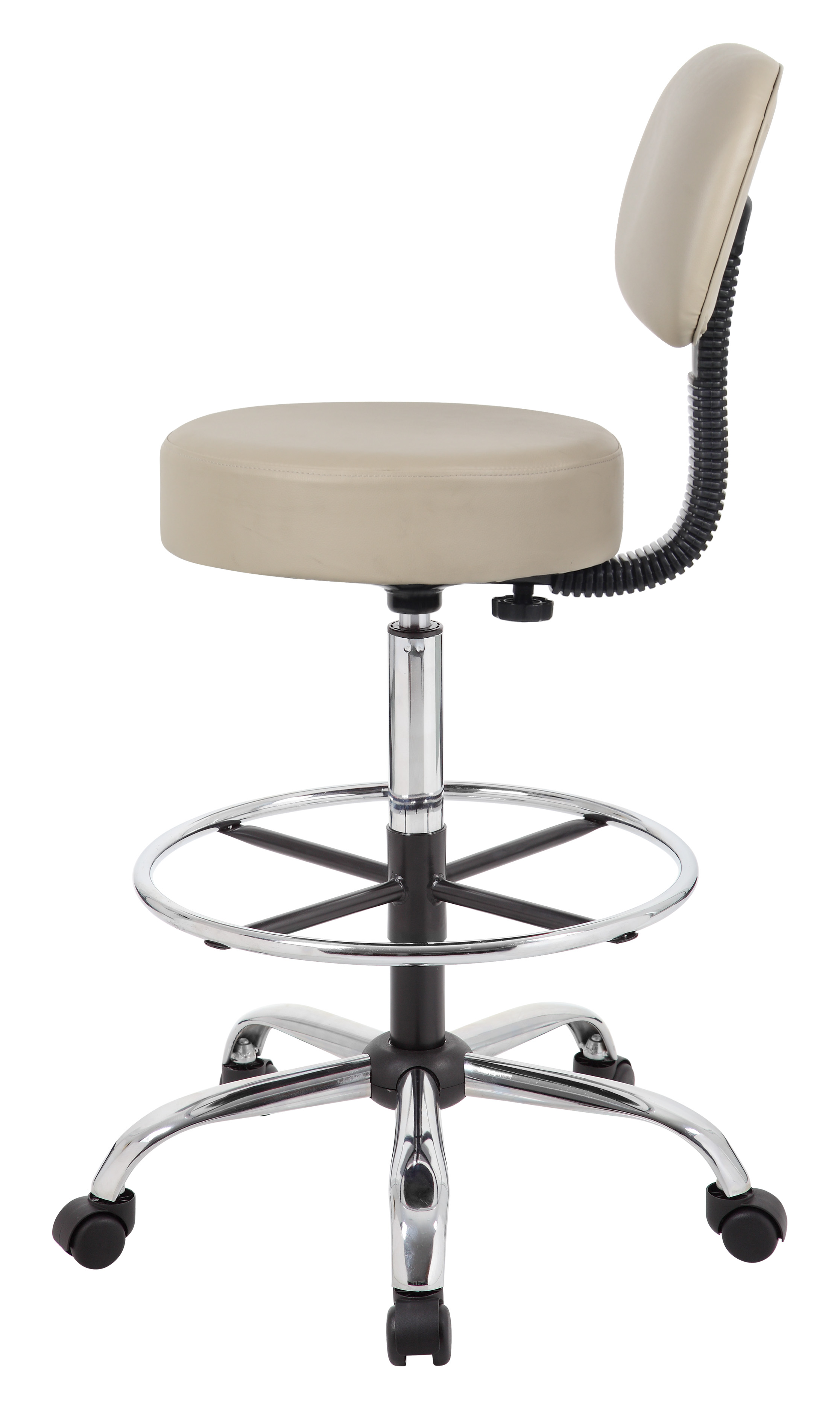 Boss Office Products B16240-BG Be Well Medical Spa Drafting Sool in Beige 