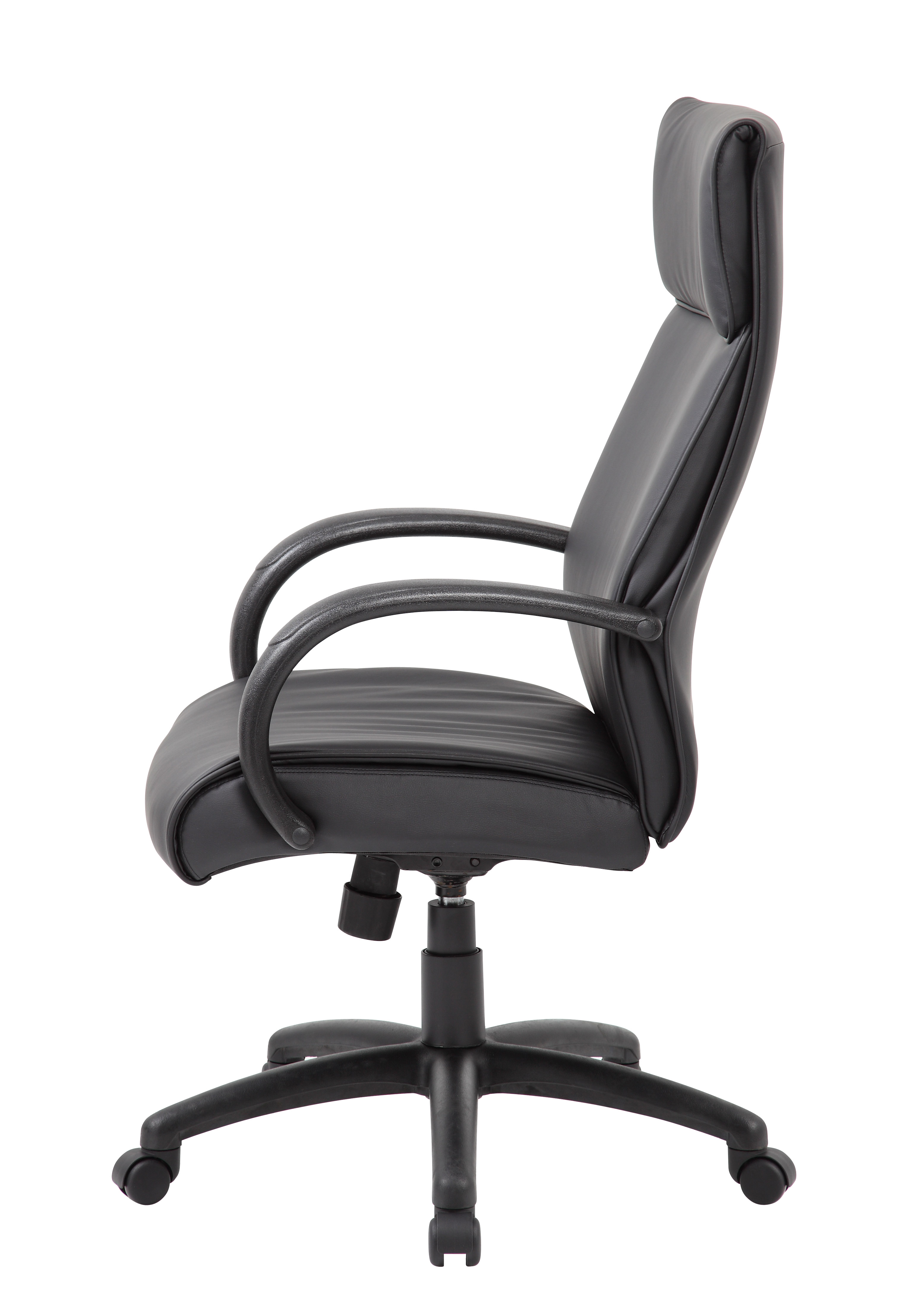 Boss High Back Executive Chair / Black Finish / Black