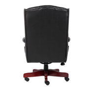 Boss Office Products B809-BK Wingback Traditional Guest Chair in Black 
