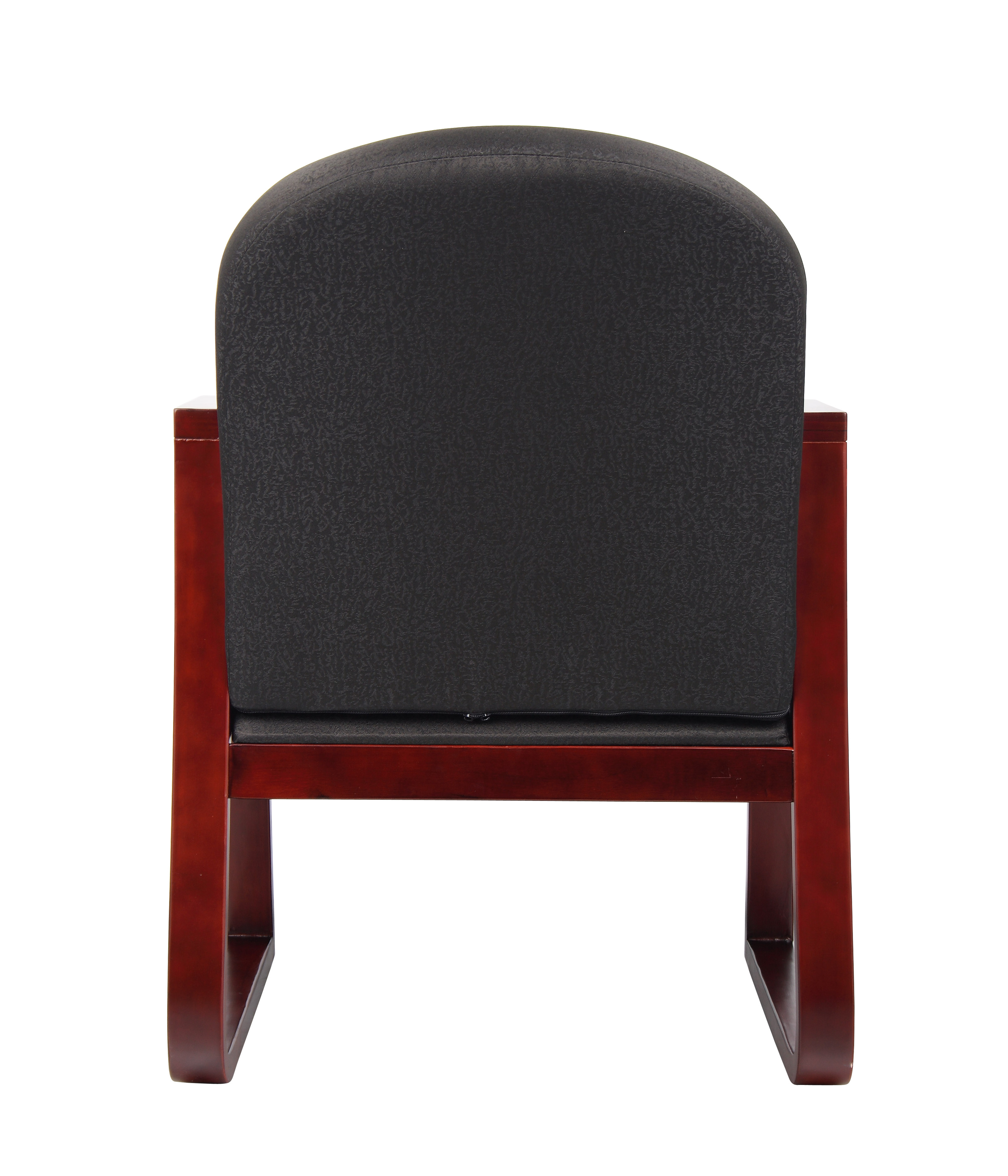 Boss Office Products Black Mahogany Frame Side Chair  20" W X 19" D B9570-BK New 