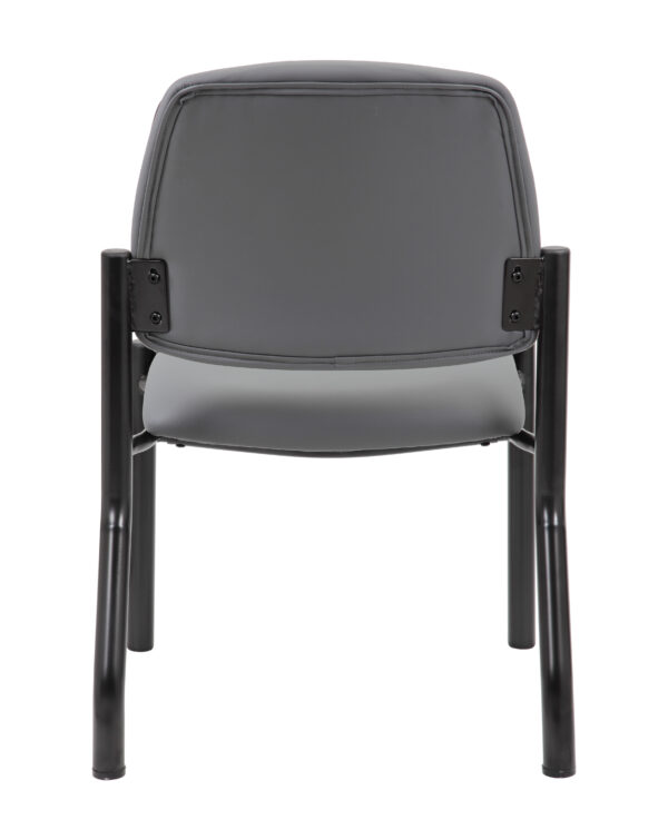 Boss Chair Mid Back Armless Guest Chair, 300 lb capacity, Antimicrobial Vinyl - Image 6