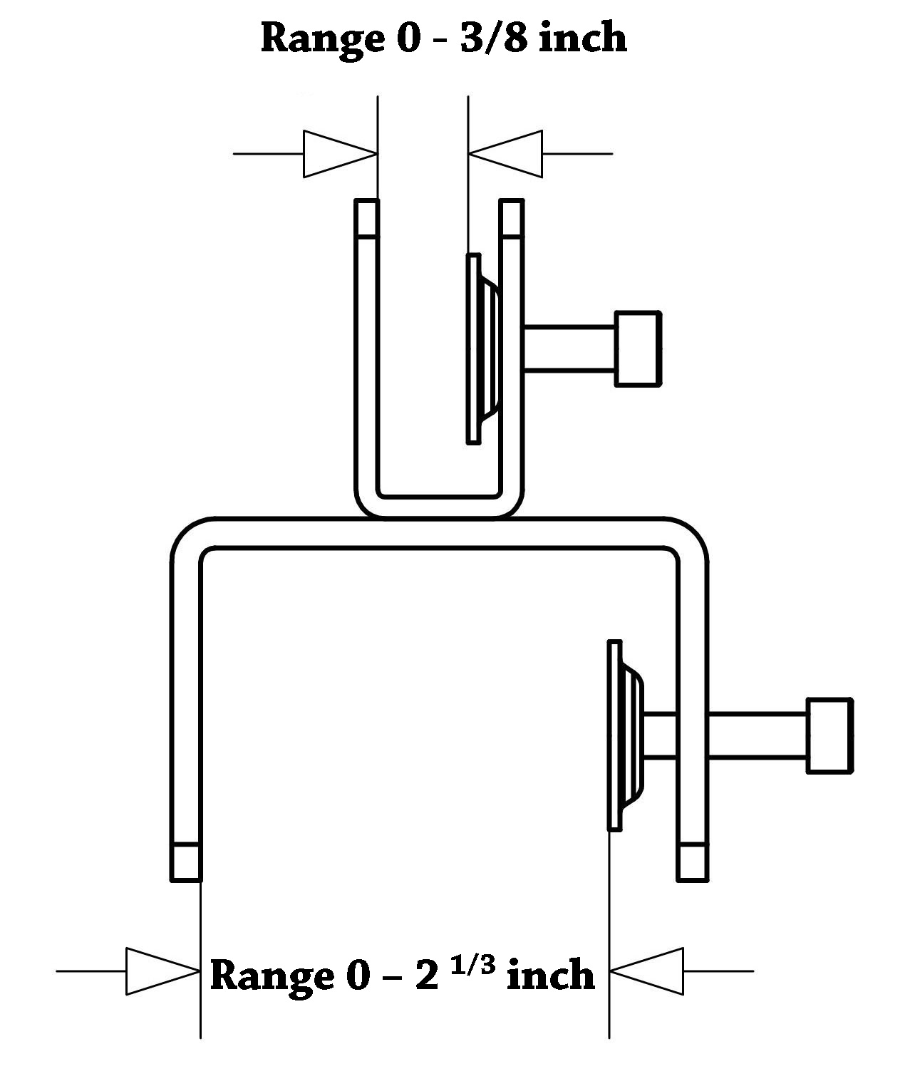 Boss Bracket/Hardware For Plexiglass Panel (Top Mounting)(1 set/2