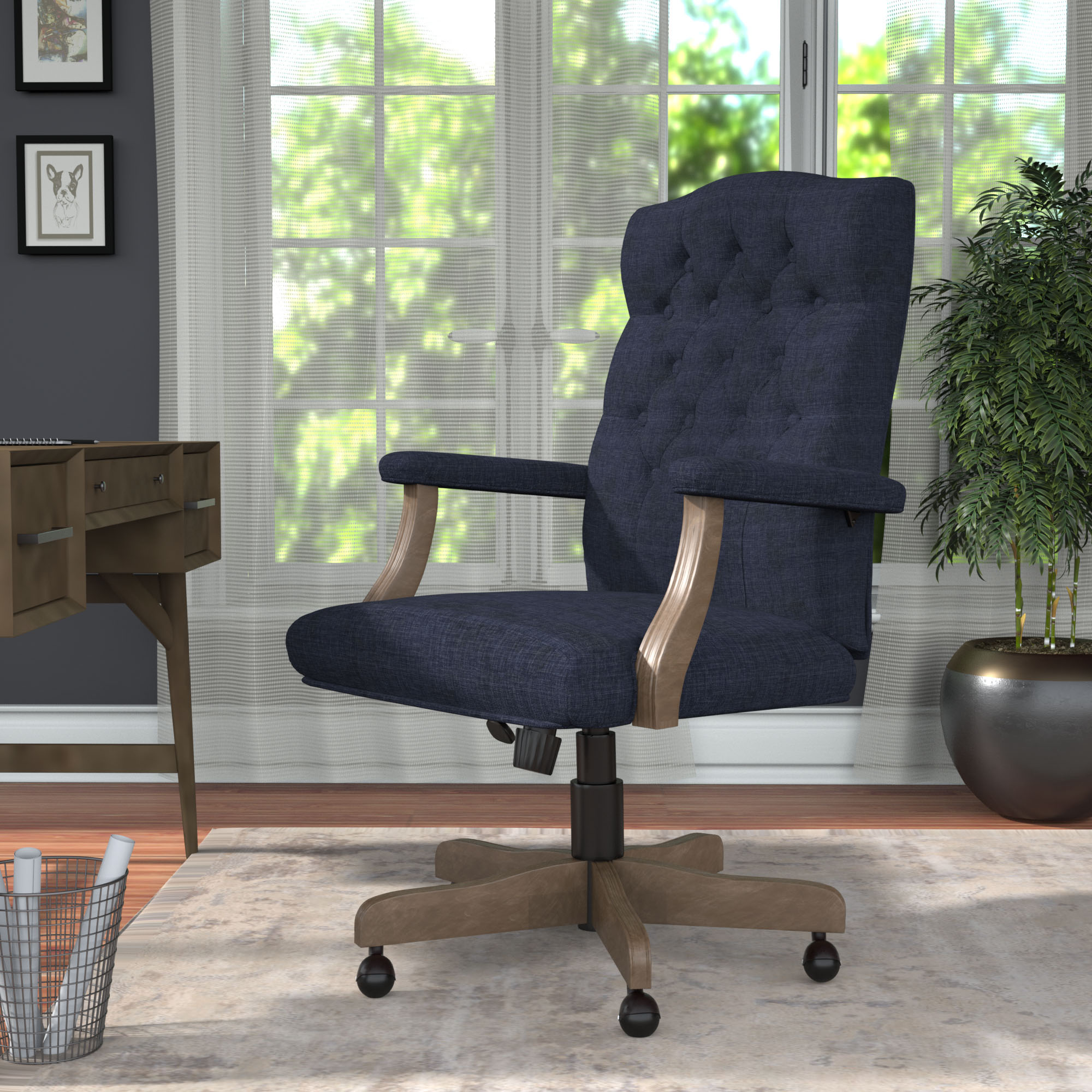 Boss Office Products Executive Commercial Chair Navy