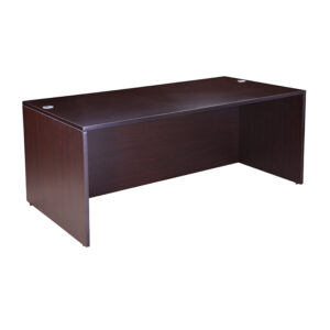 Boss Desk Shell, 71"W X 30"D, Mocha