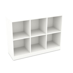 Boss 6 Cube Shelf, White