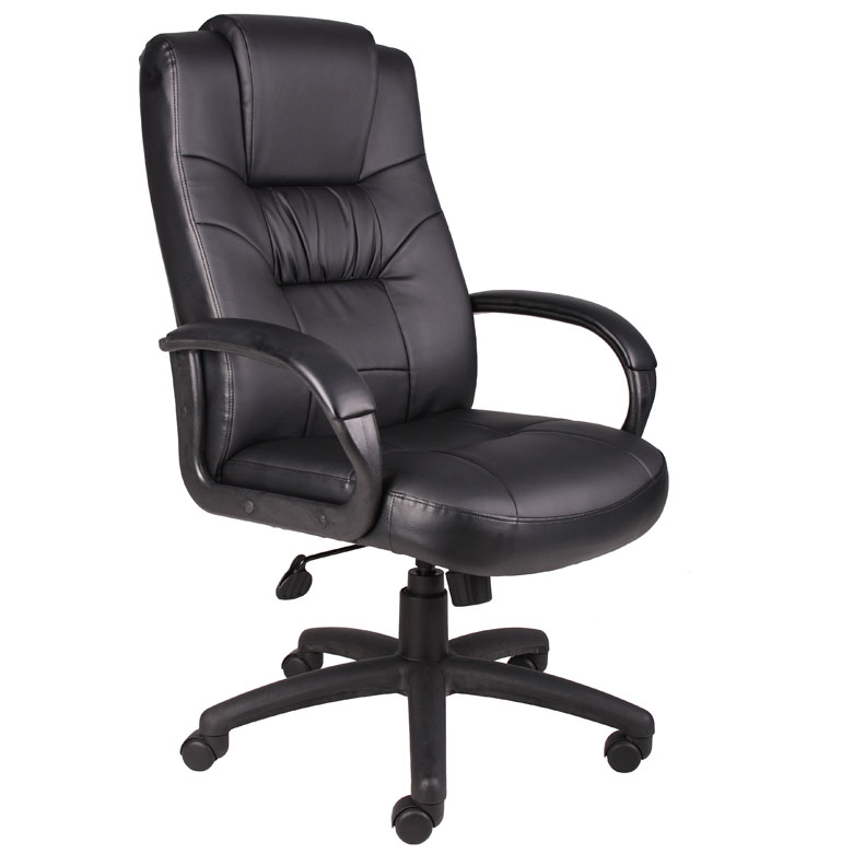 Boss Executive High Back Leatherplus, Leather Boss Chair